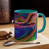56CMSM  Colorful Marble Acts 17:24  Mug