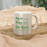 15SGM  Silver and Gold Christian Mug