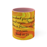 15CMSM  Colorful Marble Mark 11:25 Mug