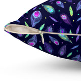 63PCF  Peacock Feather Pillows