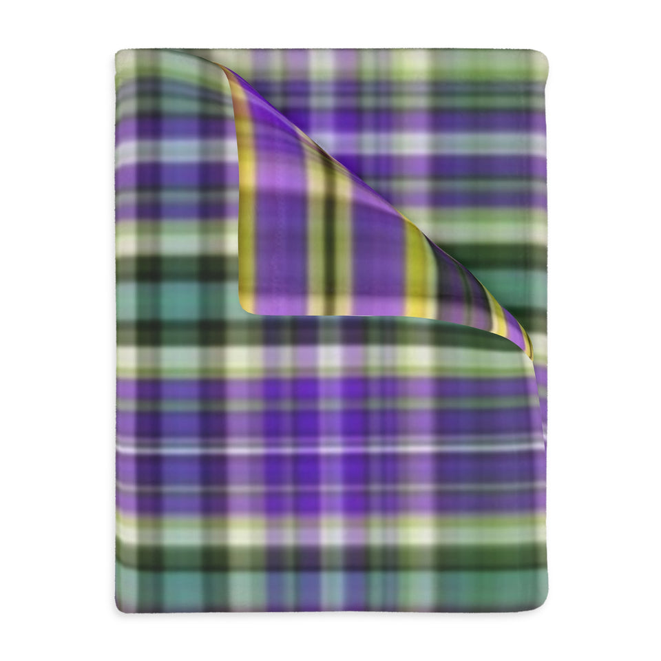 29CB  Colorful Plaid Blanket
