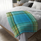 16CB  Colorful Plaid Blanket