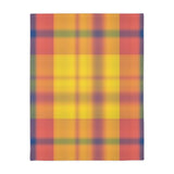 8CB  Colorful Plaid Blanket