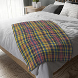 7CB  Colorful Plaid Blanket
