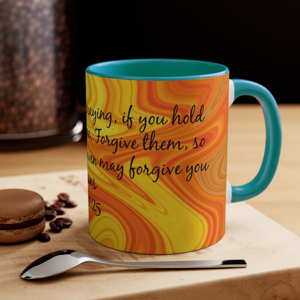 15CMSM  Colorful Marble Mark 11:25 Mug