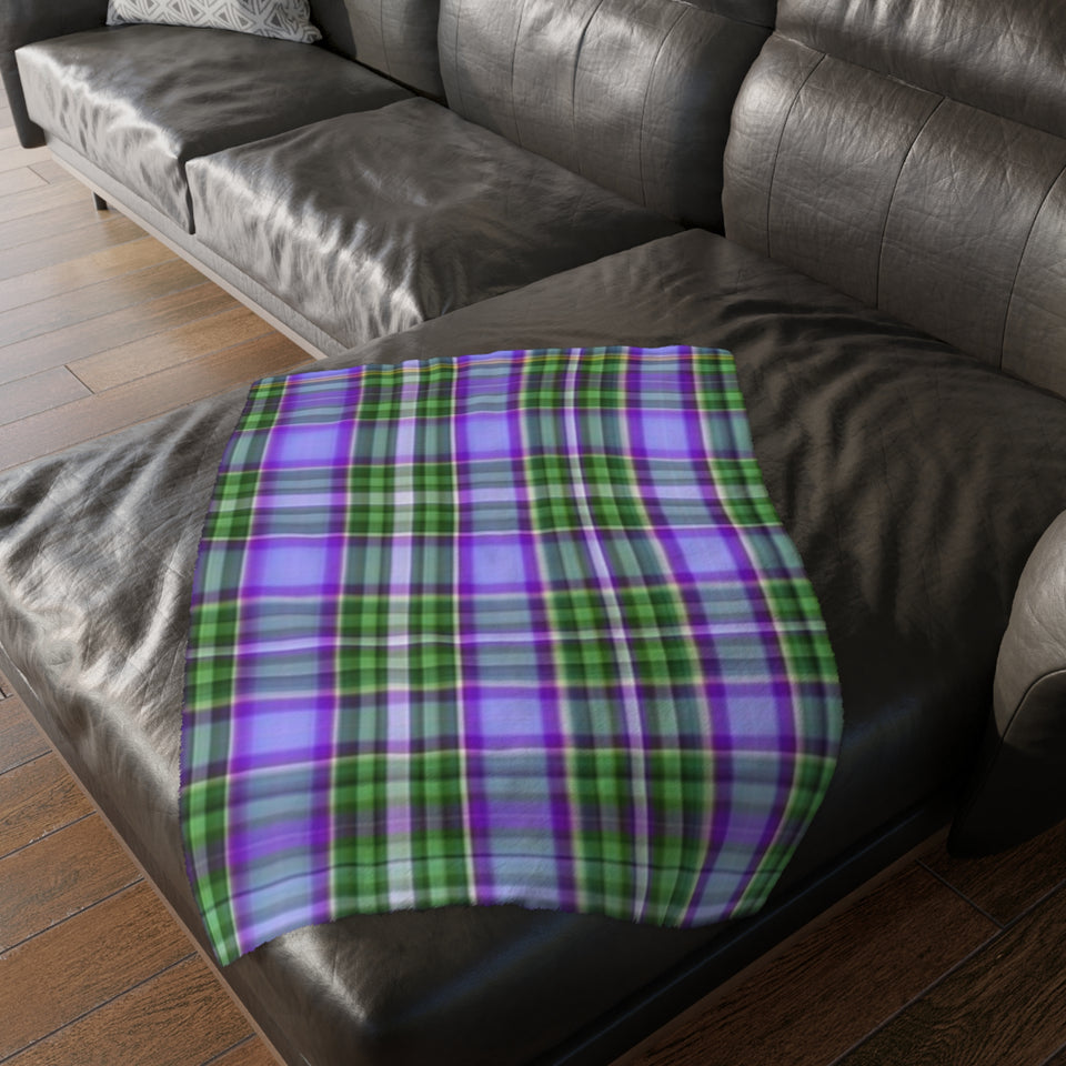 32CB  Colorful Plaid Blanket