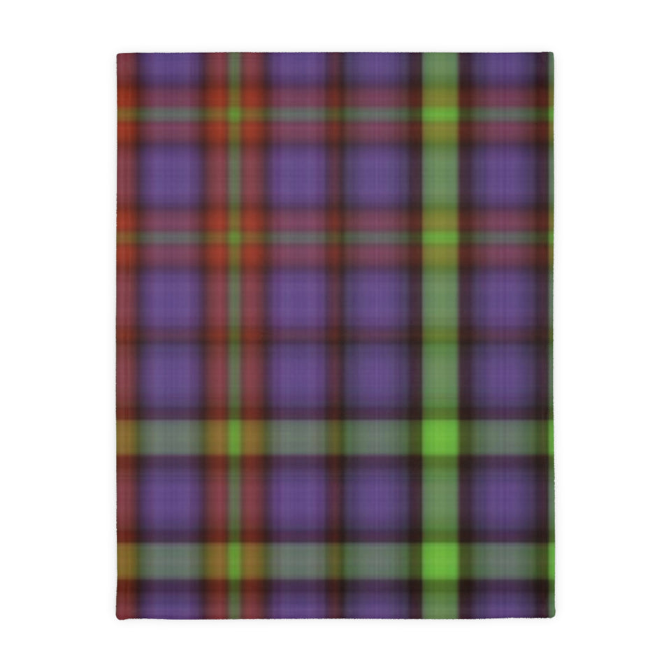 21CB  Colorful Plaid Blanket