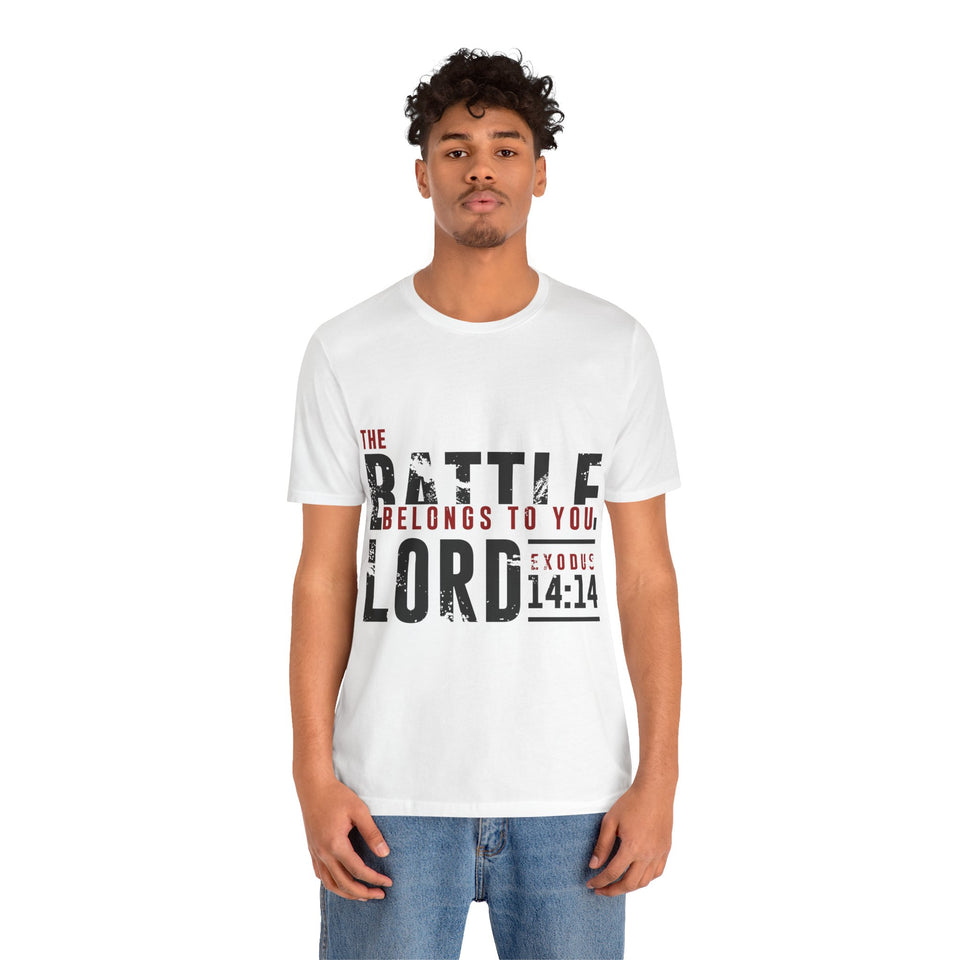 3CTS   Unisex Christian t shirt Battle is the Lords