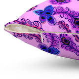 24PCF  Peacock Feather Pillow