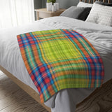 64CB  Colorful Plaid Blanket