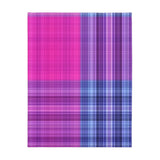 17CB  Colorful Plaid Blanket