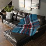 55CB  Colorful Plaid Blanket