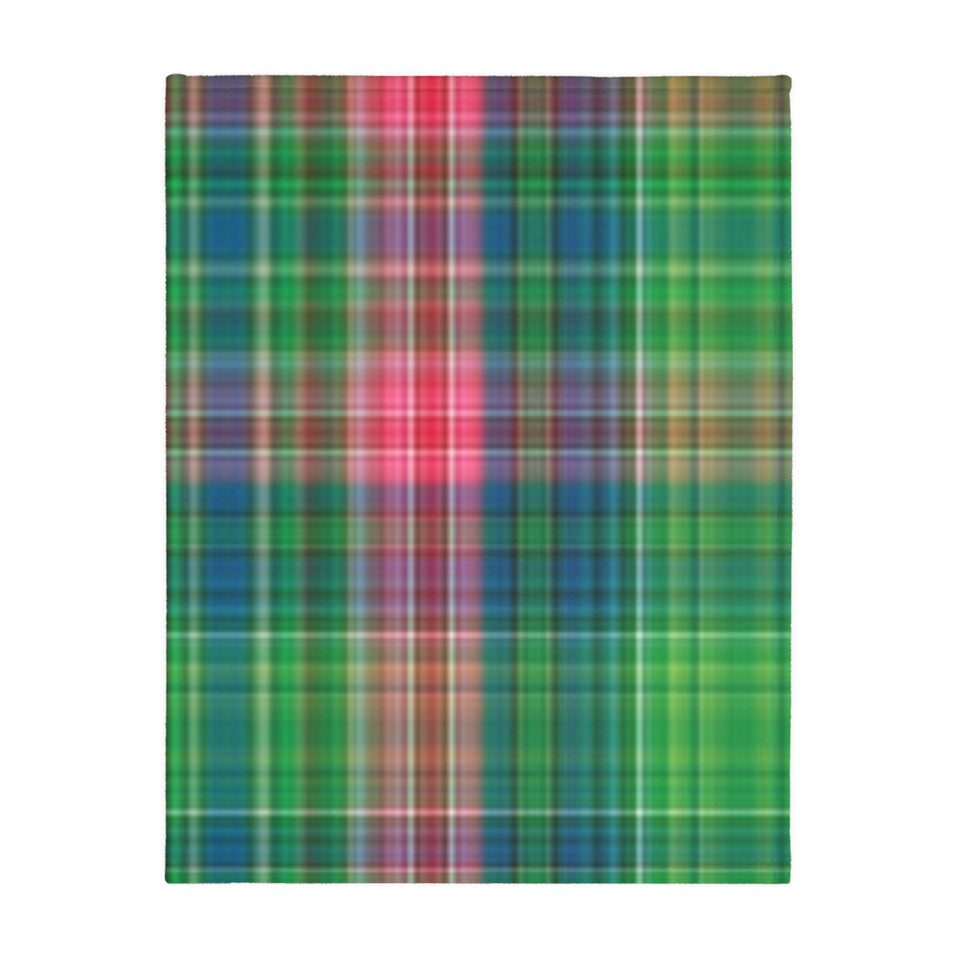 44CB  Colorful Plaid Blanket