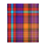 37CB  Colorful Plaid Blanket