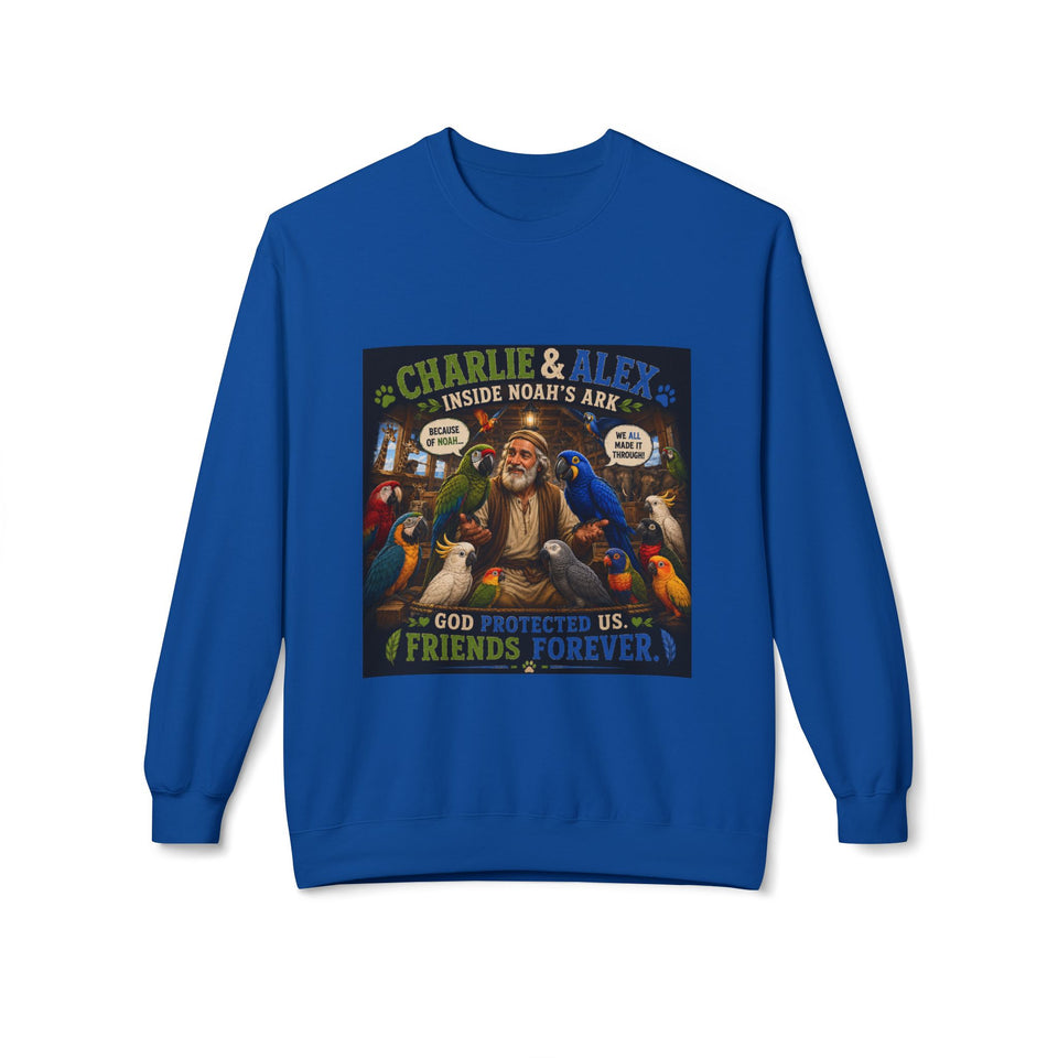 Charlie & Alex “Inside Noah’s Ark” Christian Sweatshirt CA17