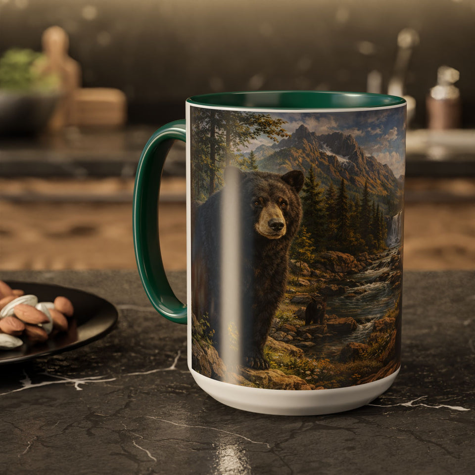 AM48  Black Bear Mug