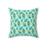48PCF  Peacock Feather Pillows