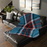 55CB  Colorful Plaid Blanket