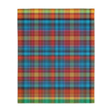 60CB  Colorful Plaid Blanket