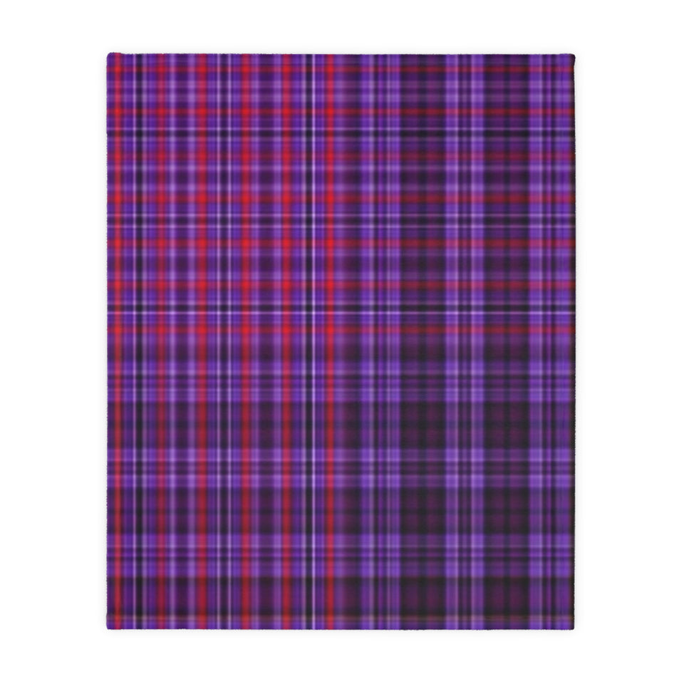 35CB  Colorful Plaid Blanket