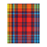 47CB  Colorful Plaid Blanket