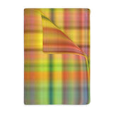 69CB  Colorful Plaid Blanket