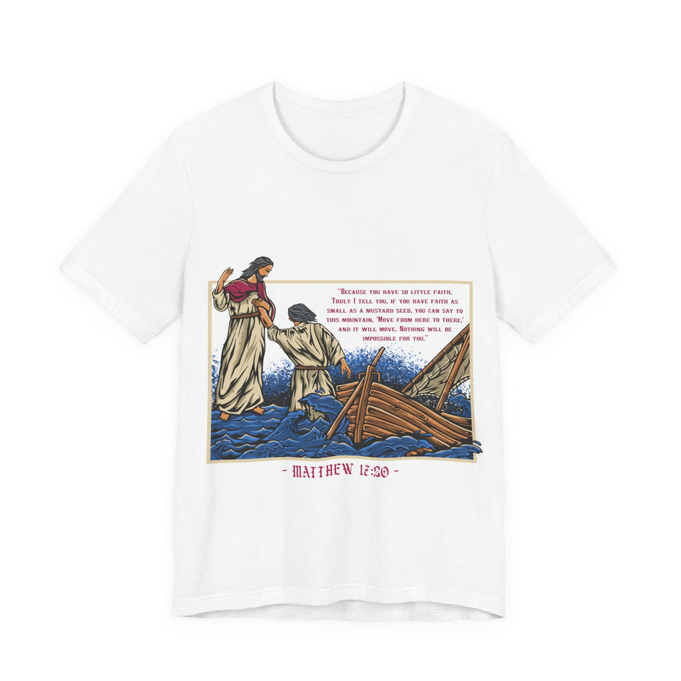 1BSTS Faith Can Move Mountains Bible Story Shirt