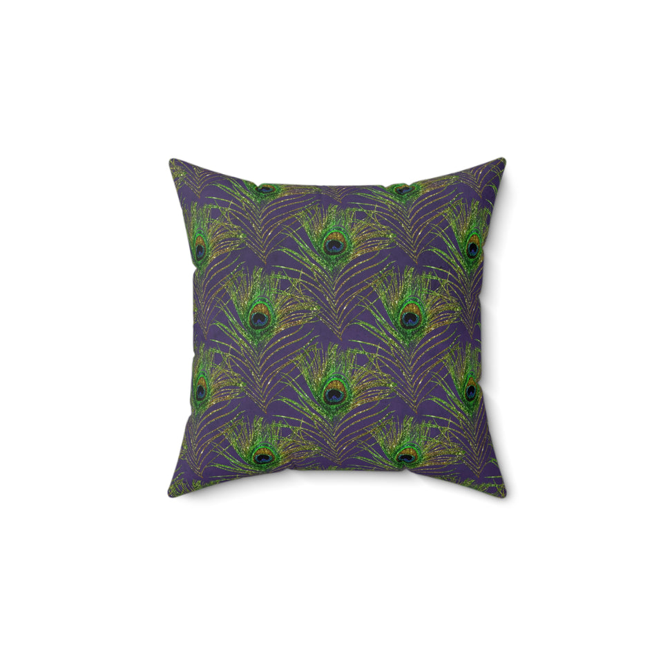 11PCF  Peacock Feather Pillow