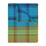 38CB  Colorful Plaid Blanket