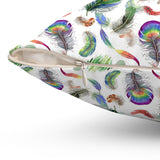 45PCF  Peacock Feather Pillow