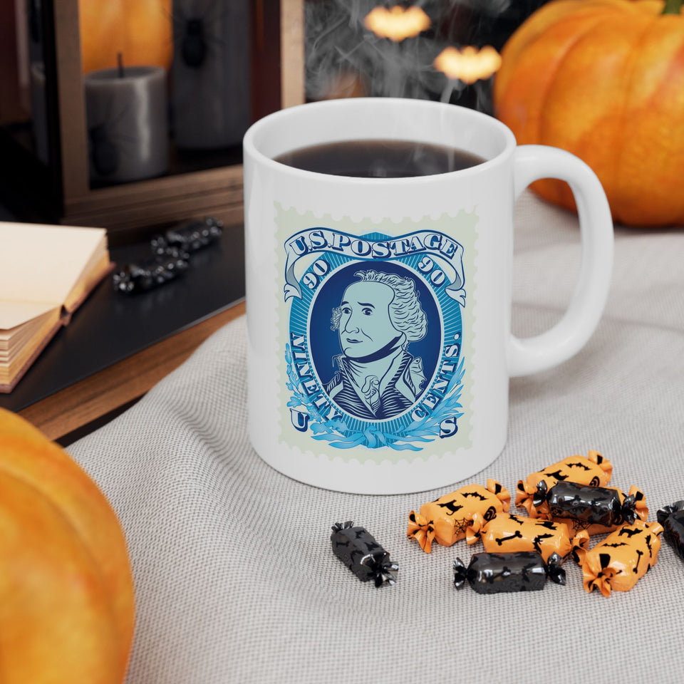 1WSM  George Washington Postage Stamps Mug