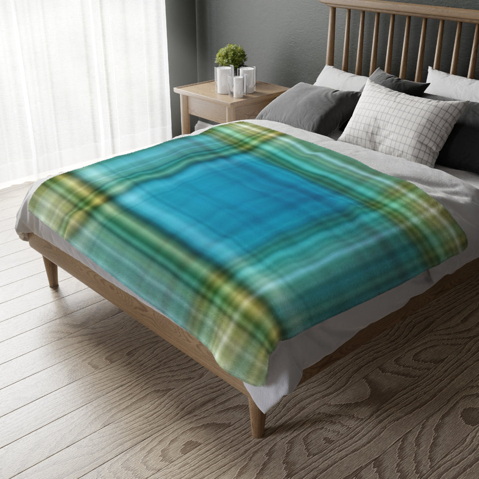 16CB  Colorful Plaid Blanket