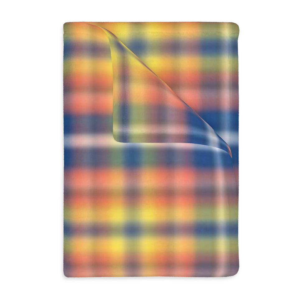 2CB  Colorful Plaid Blanket