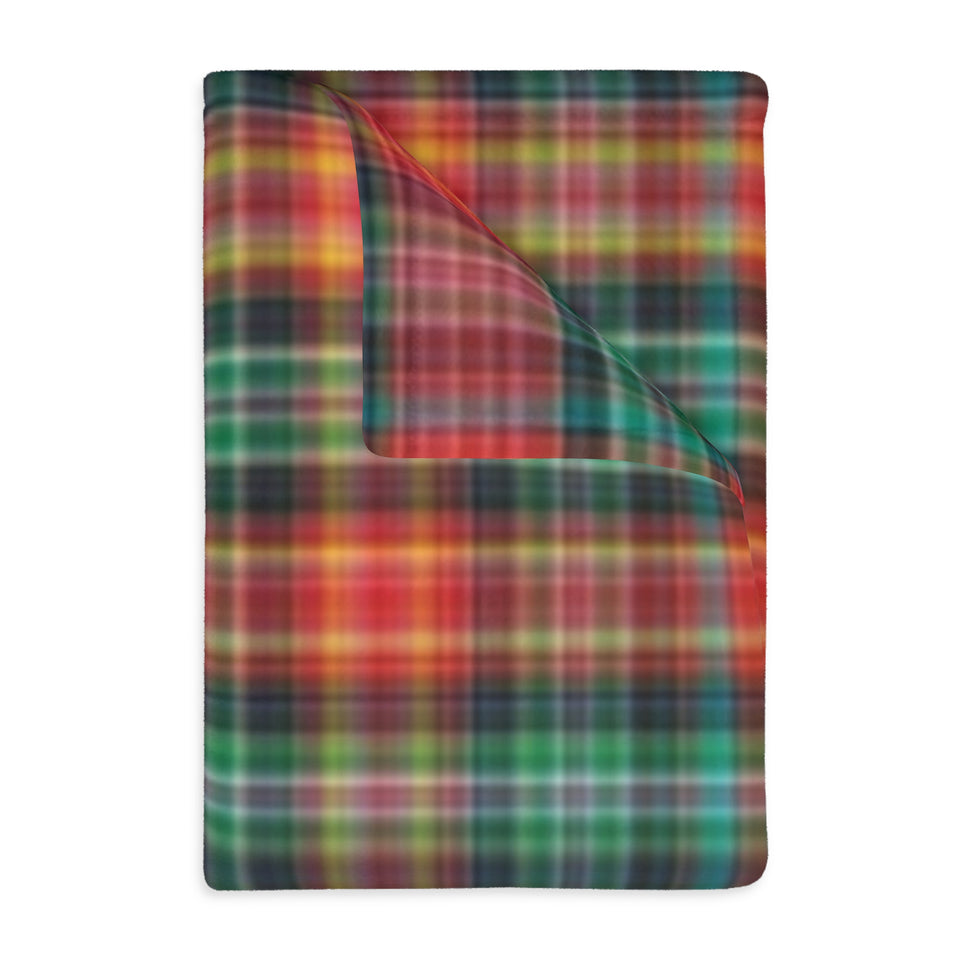 45CB  Colorful Plaid Blankets