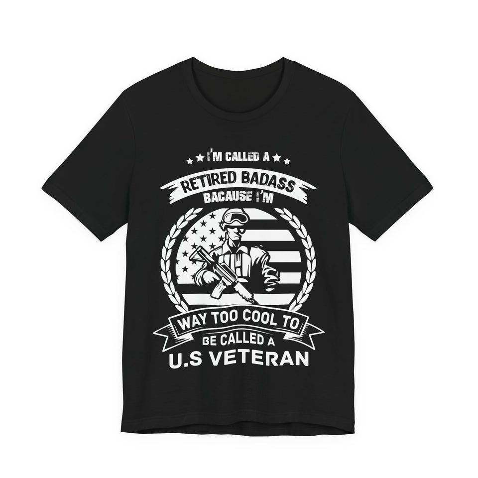 11USAR  Retired US Veterans Military t shirt