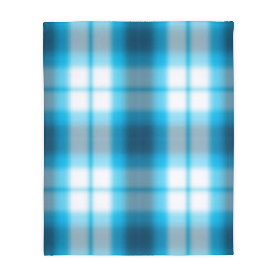 58CB  Colorful Plaid Blanket