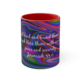 67CMSM  Colorful Marble Jeremiah 33:6 Mug