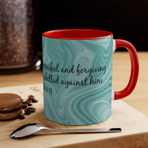 13CMSM  Colorful Marble Daniel 9:9 Mug