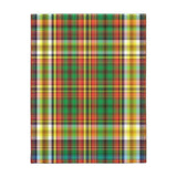 66CB  Colorful Plaid Blanket