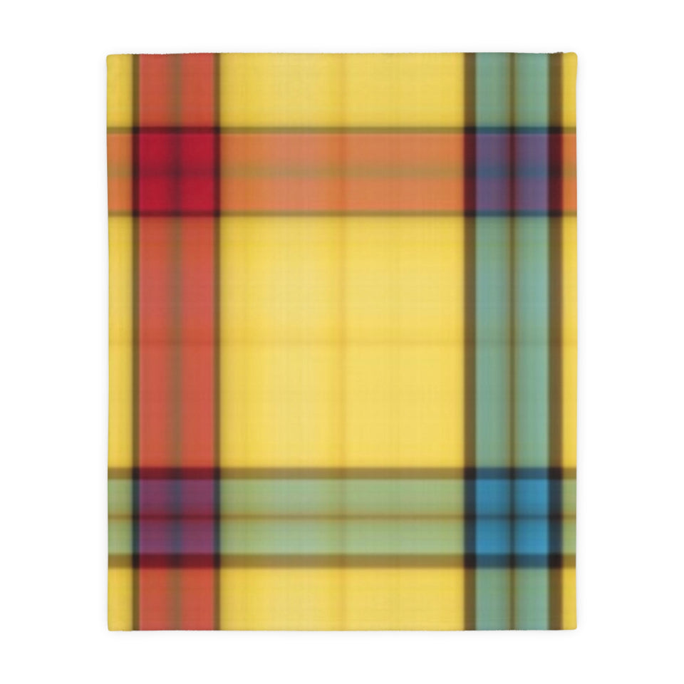 24CB  Colorful Plaid Blanket