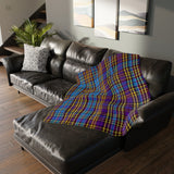 48CB  Colorful Plaid Blanket