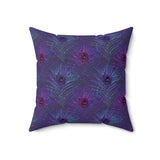14PCF  Peacock Feather Pillow