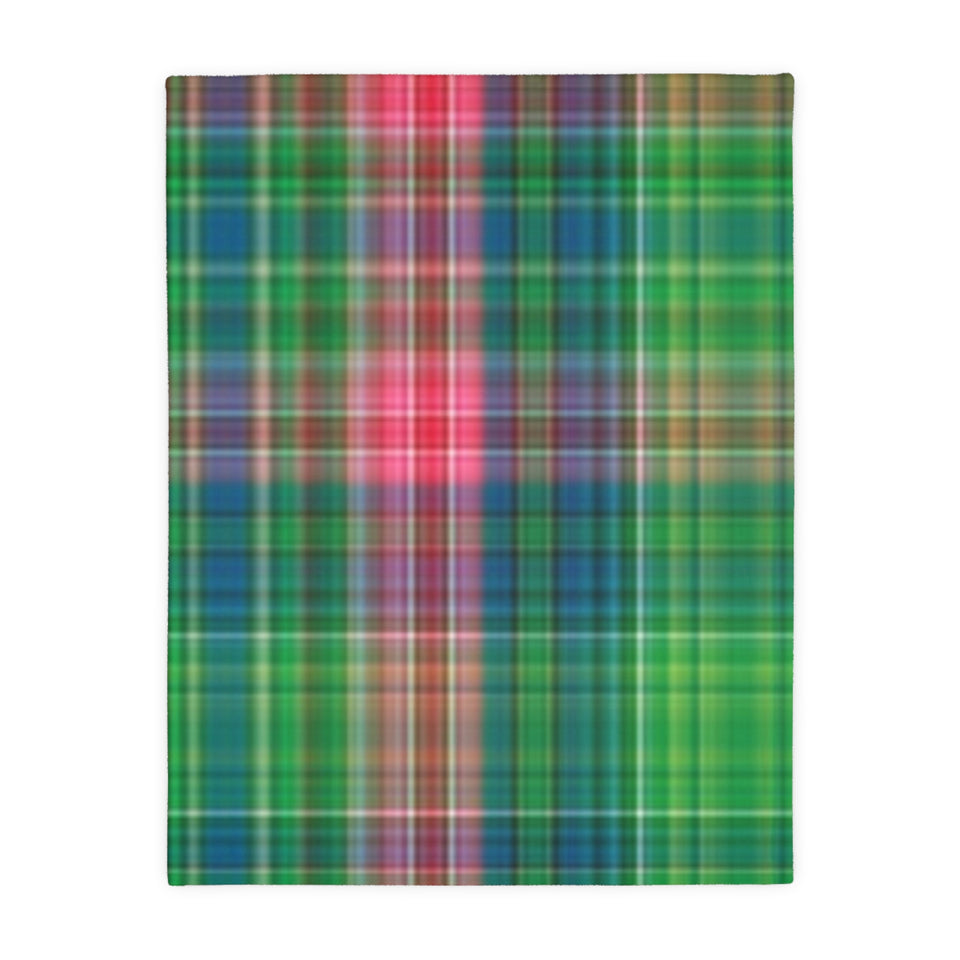 44CB  Colorful Plaid Blanket