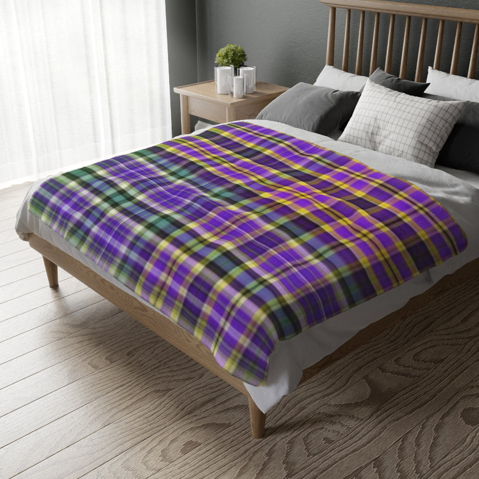 29CB  Colorful Plaid Blanket