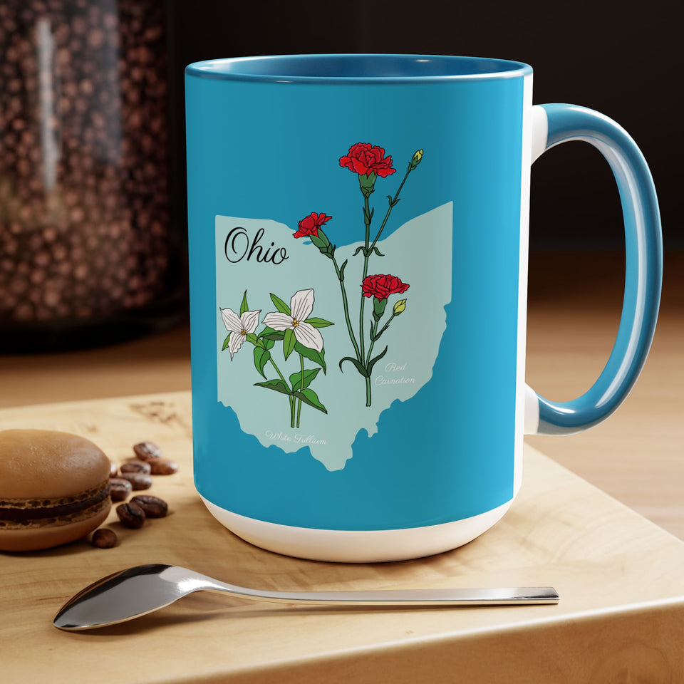 35SFM  Ohio State Flower Mug