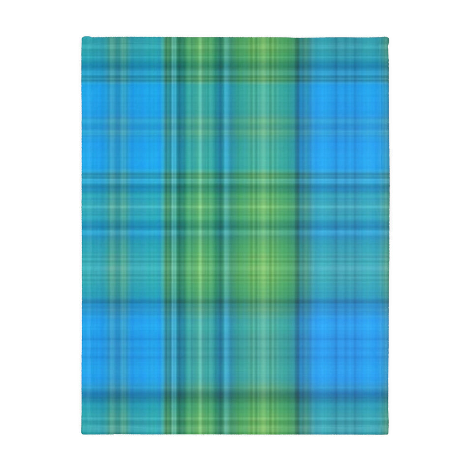 13CB  Colorful Plaid Blanket