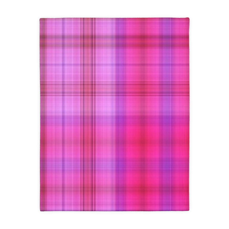 14CB  Colorful Plaid Blanket