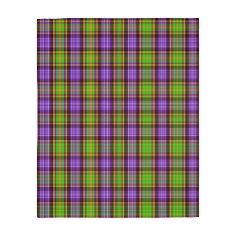 41CB  Colorful Plaid Blanket