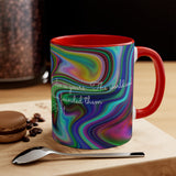 52CMSM  Colorful Marble Psalms 89:11  Mug