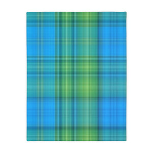 13CB  Colorful Plaid Blanket